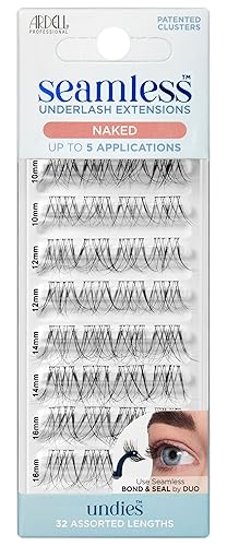 Ardell Seamless Naked Underlash Extensions - Refill Pack, Natural Lash Clusters, DIY Cluster Eyelash Extensions, Natural Eyelash Clusters, Individual… Beauty & Personal Care Ardell
