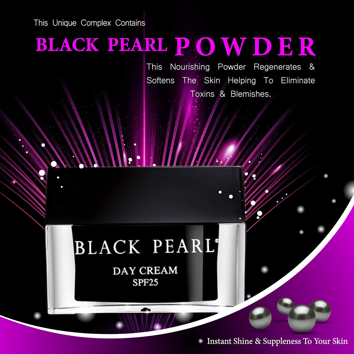 Sea of Spa Day Cream SPF 25, For dry or very dry skin ,Non Greasy Day Moisturizer, Hydrating Face Cream for Women, With Black Pearl Powder, Seaweed Beauty & Personal Care Sea of Spa