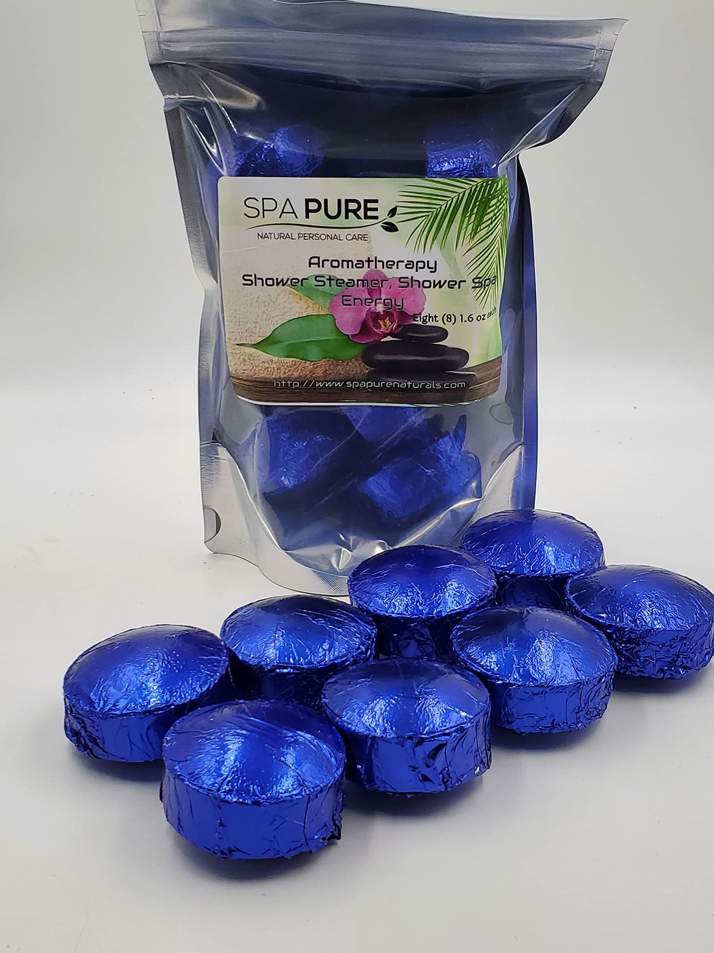 Spa Pure Energy Aromatherapy Shower: Tablets/Steamers/Bombs Made With 100% Natural/Organic Essential Oils - Transform Your Shower - Transform Your… Beauty & Personal Care Spa Pure