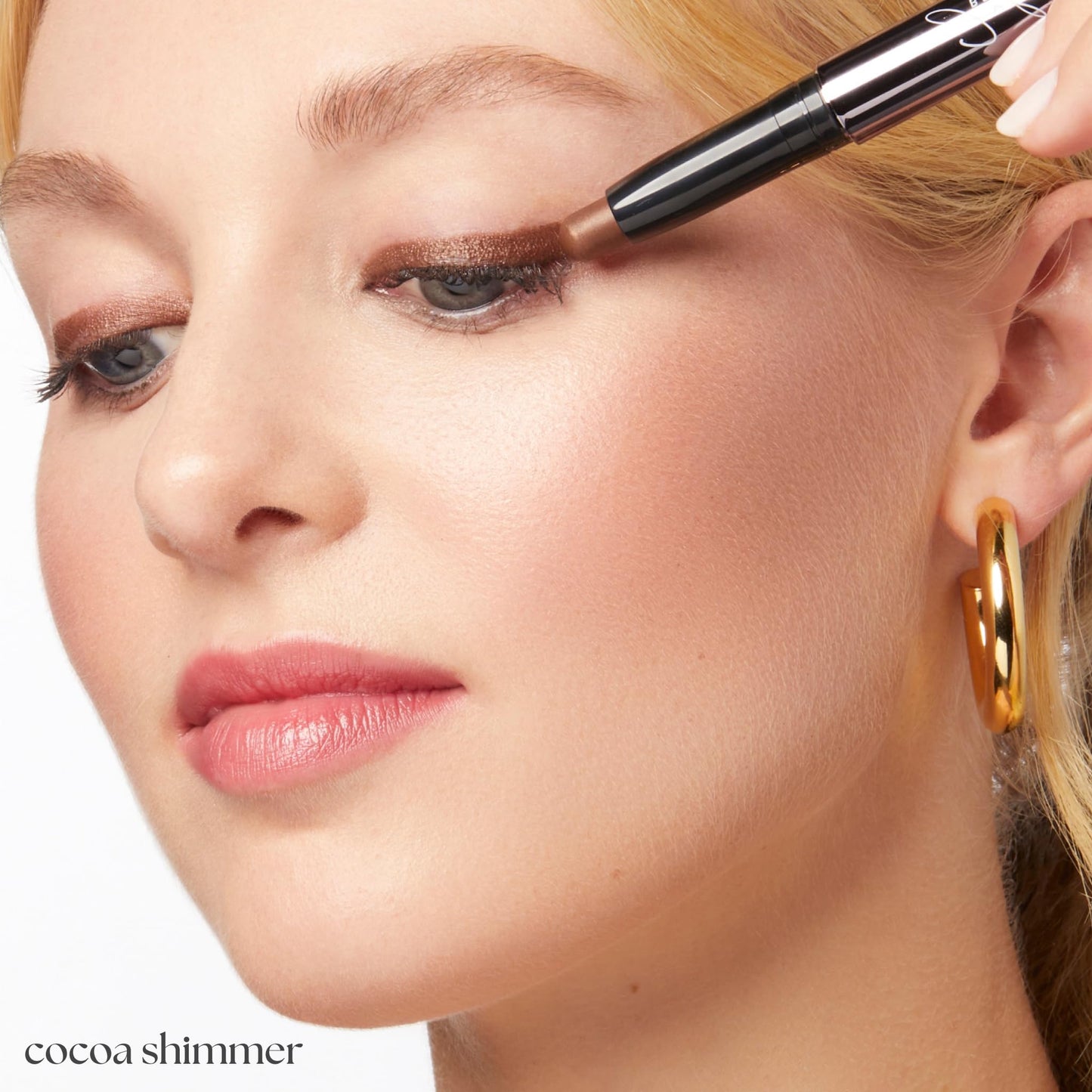 Julep Eyeshadow 101 Cream-to-Powder Waterproof Shadow Stick - Cocoa Shimmer - Long-Lasting, Crease-Proof, Chocolate Brown Shimmer Cream Eyeshadow Beauty & Personal Care Julep