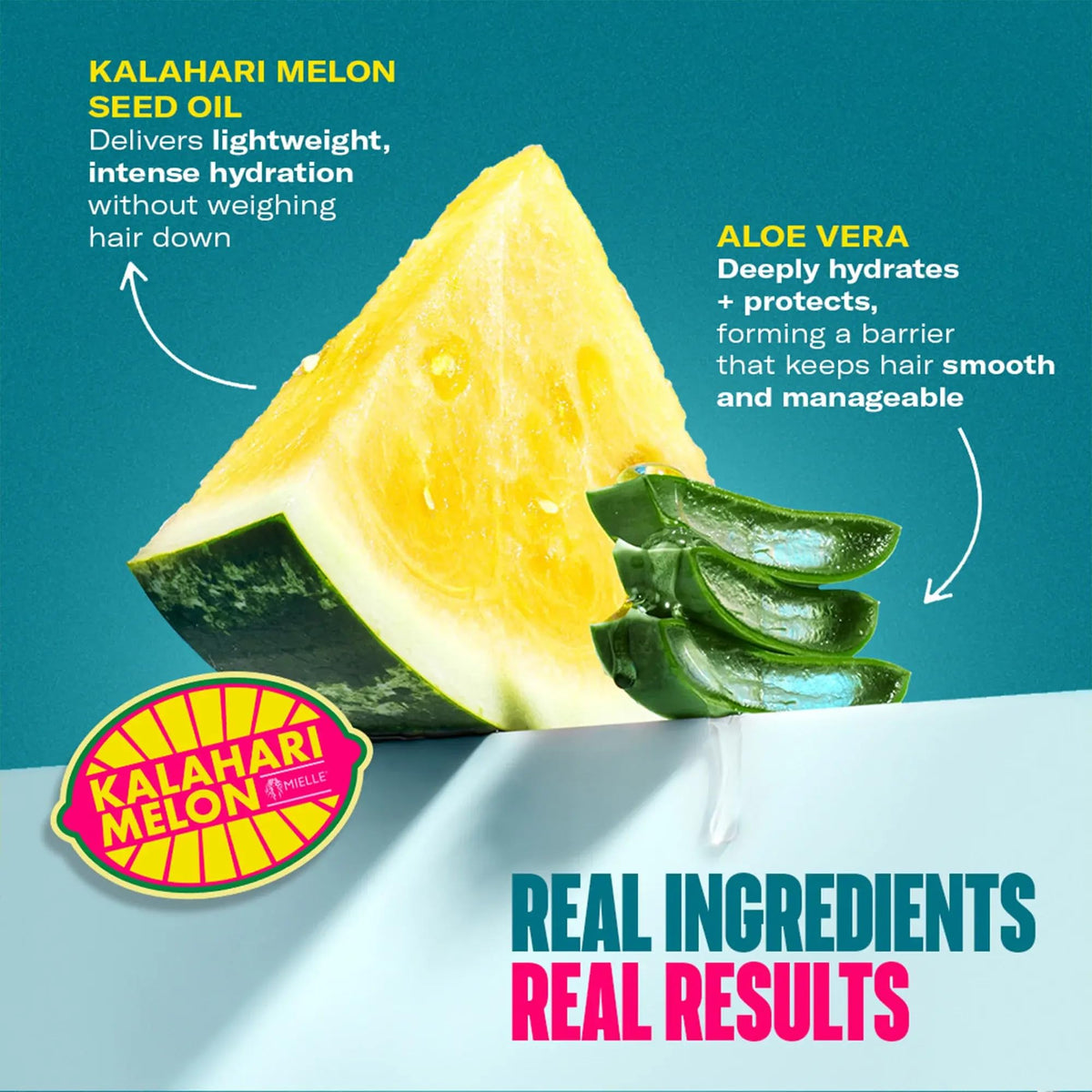 Mielle Organics Curl Forming Glaze - Kalahari Melon & Aloe Vera Deep Hydration Styling Gel for Dry, Curly and Textured Hair - Enhances Curl Definition Beauty & Personal Care Mielle Organics