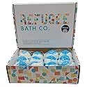 Refugee Bath Co. Variety Pack Bath Bombs Tea Tree and Eucalyptus Essential Oils Cocoa Butter Support Refugee Employment in USA (12 Pack) Beauty & Personal Care Refugee Bath Co.