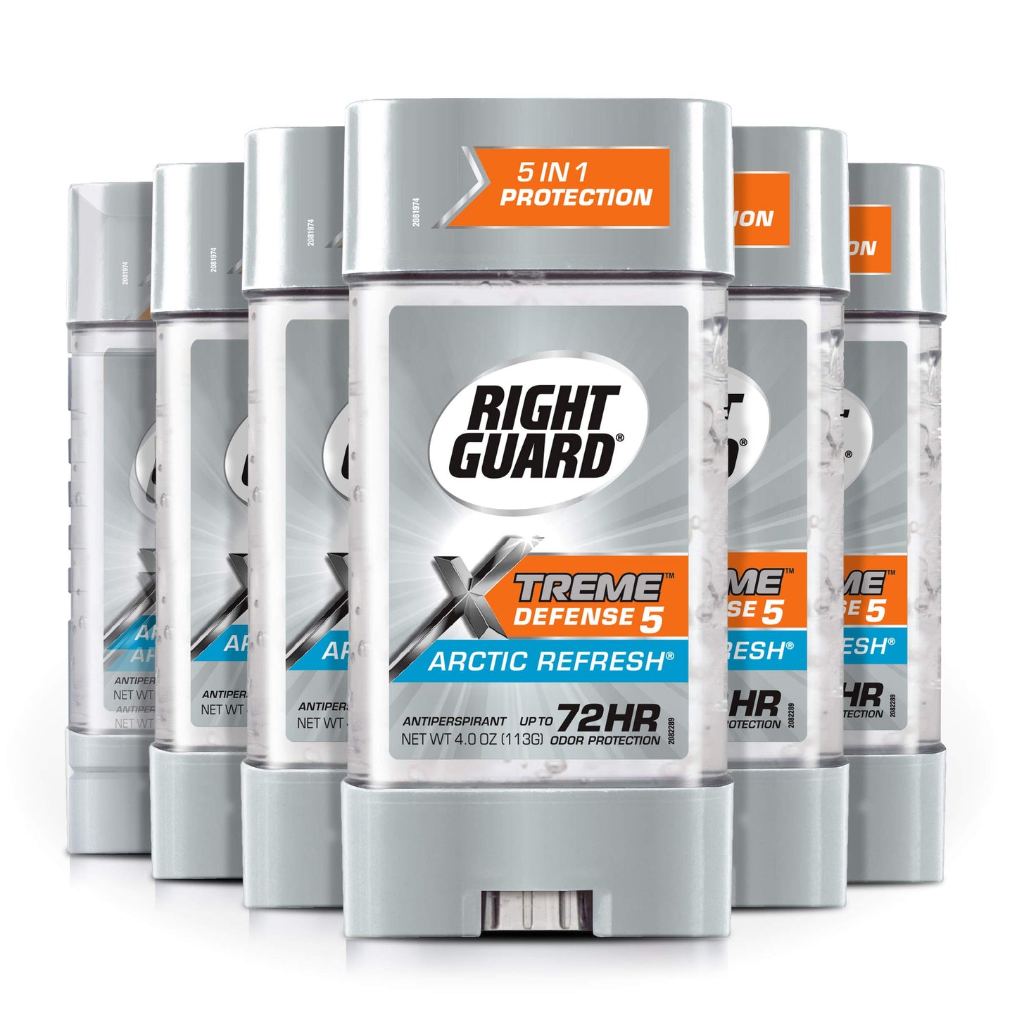 Right Guard Xtreme Defense Antiperspirant Deodorant Gel, Arctic Refresh, 4 Ounce (6 pack) Beauty and Personal Care Right Guard