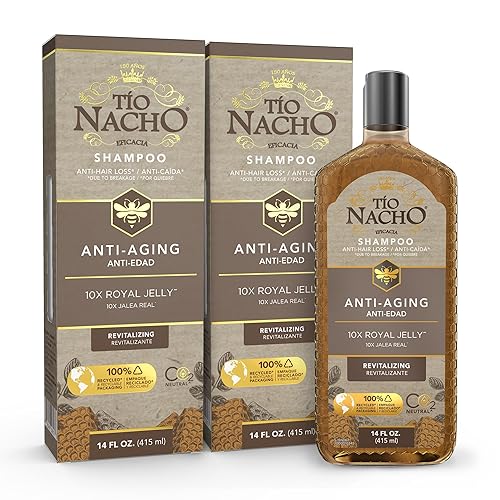 Tio Nacho Anti-Aging Shampoo with Royal Jelly, Shampoo for Aging Hair for Women and Men, Strengthening Formula to Help Defy Damage and Fortify Fragile Beauty & Personal Care Tio Nacho