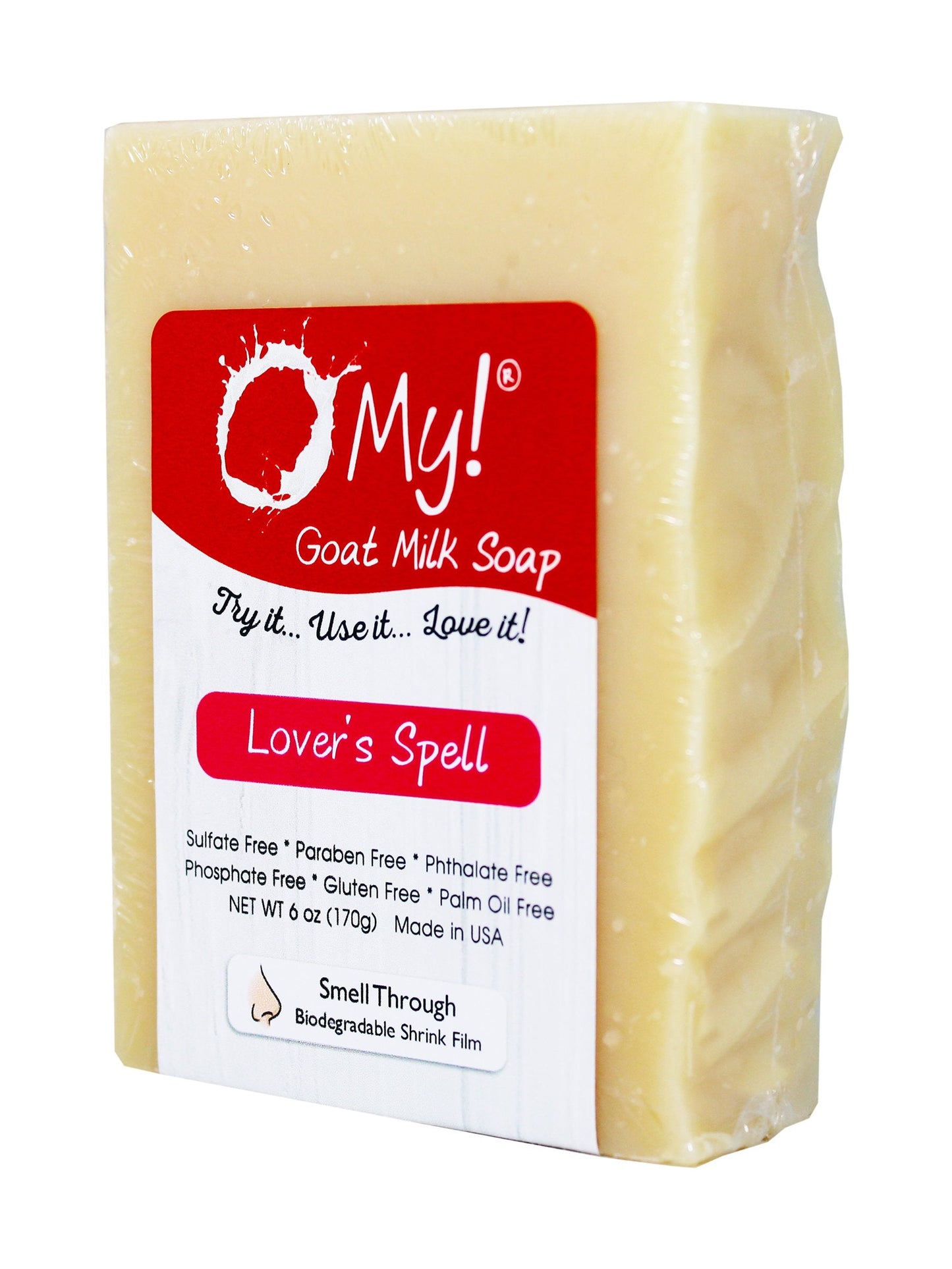 O My! Goat Milk Soap :: All Natural Hand, Face & Body Soap, 6 Oz. Bar :: Handmade in USA with Farm Fresh Goat's Milk :: Lightly Scented, Non Drying Beauty & Personal Care O My!