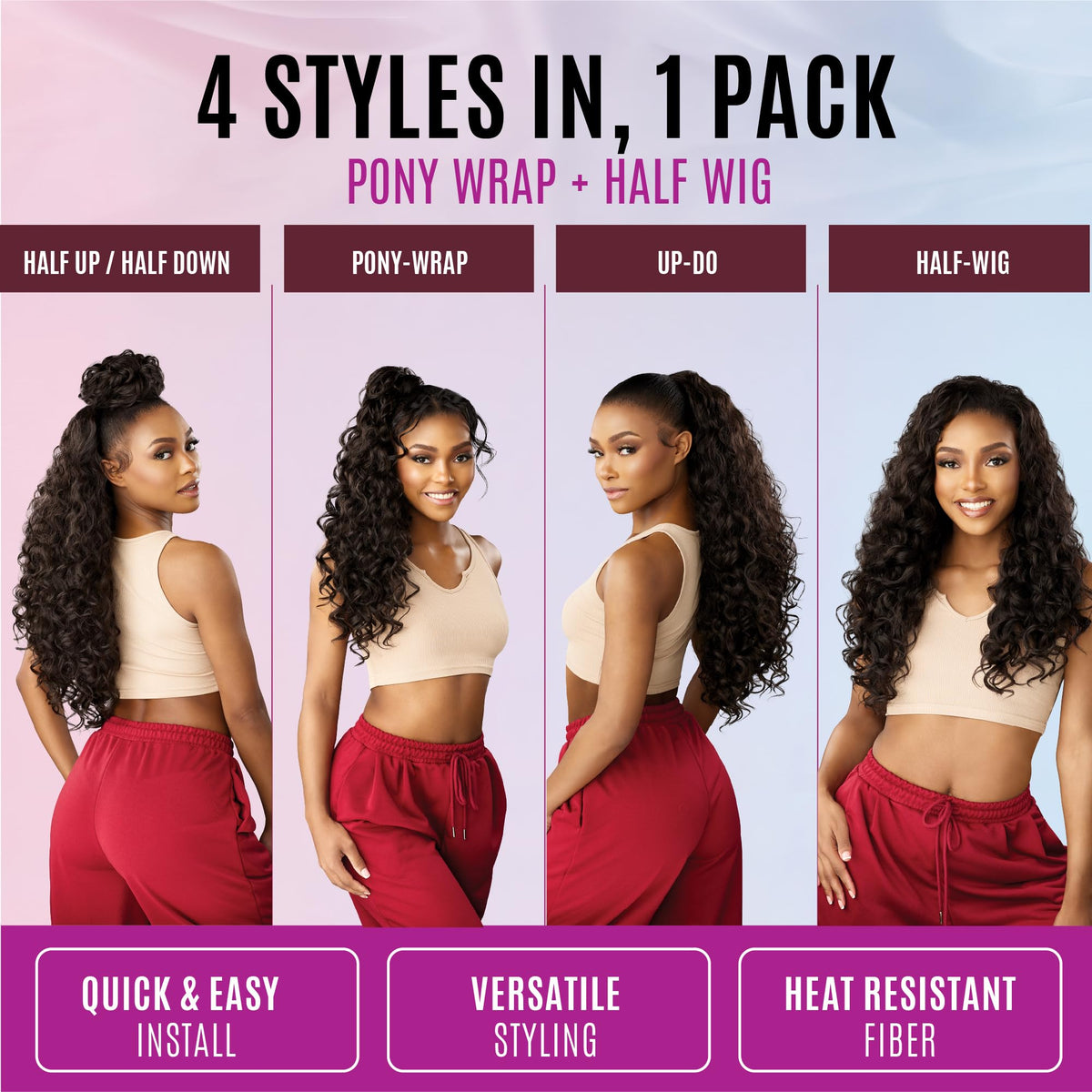Sensationnel Instant Updown Halfwig Pony-Iud 23, TH2/COPPER