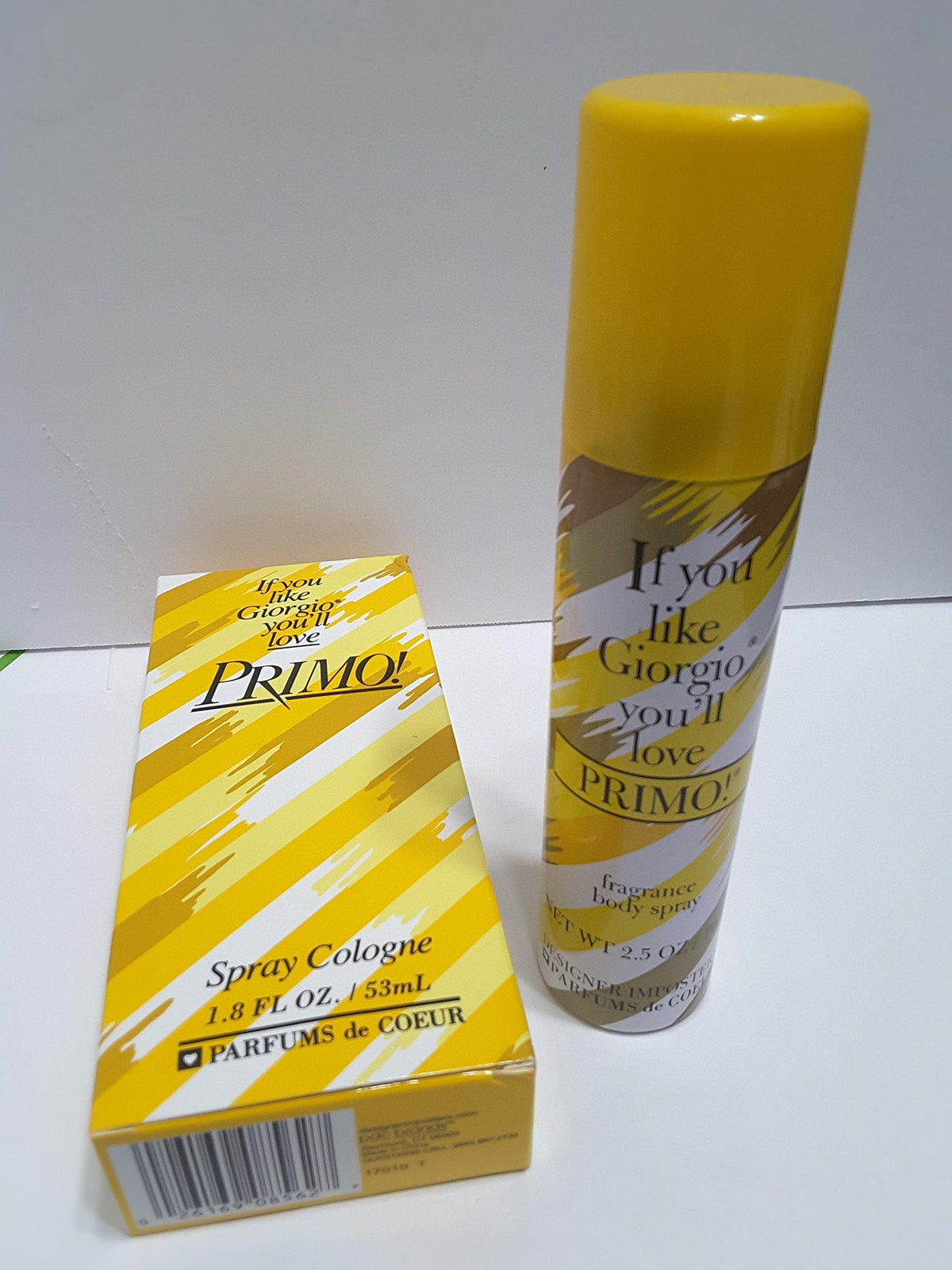 Primo By Parfums De Coeur For Women. Cologne Spray 1.8-Ounce and Fragrance Deodorant Body spray 2.5 Oz bundle Beauty & Personal Care Primo