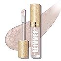 REVLON Super Lustrous Glimmer Gloss, Non-Sticky Lip Gloss, High-Shine Finish, Plant-Based Glitter, 001 Diamond Drama, 0.13 fl oz Beauty & Personal Care REVLON