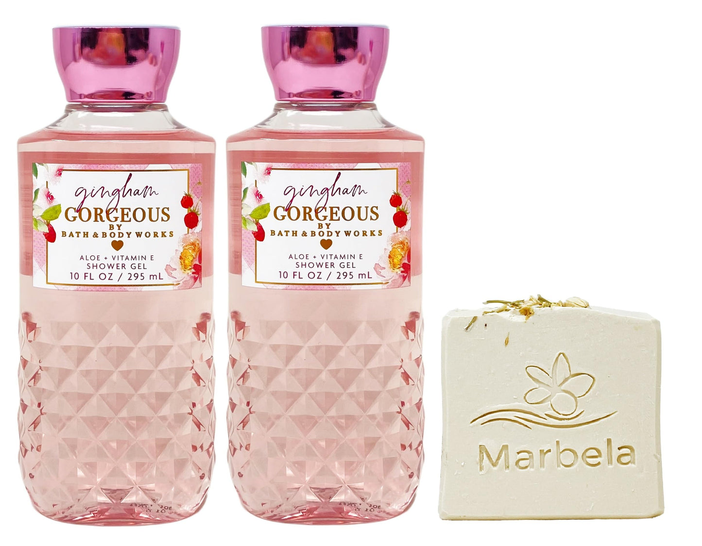 Bath & Body Works Gingham Gorgeous - Pack of Two - Shower Gel With Wild Jasmine Soap. Beauty & Personal Care Bath & Body Works