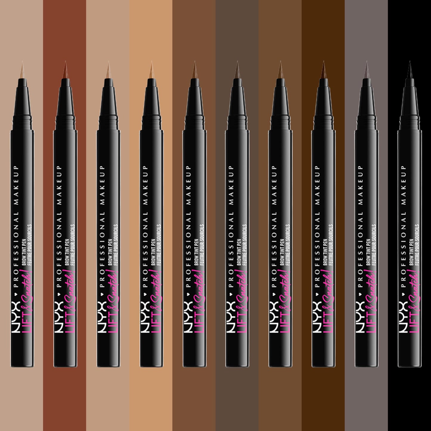 NYX PROFESSIONAL MAKEUP Lift & Snatch Eyebrow Tint Pen, Ash Brown Beauty and Personal Care NYX PROFESSIONAL MAKEUP