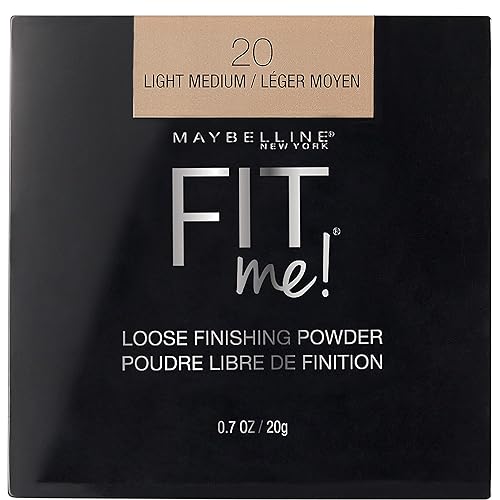 Maybelline Fit Me Loose Setting Powder, Face Powder Makeup & Finishing Powder, Light Medium, 1 Count Beauty & Personal Care MAYBELLINE