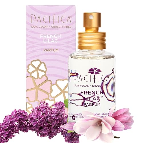Pacifica French Lilac Spray Perfume - Clean Vegan Floral Fragrance for Women, Fresh-Cut Lilac & Powdery Magnolia Notes, Long-Lasting Romantic Spring Beauty & Personal Care Pacifica