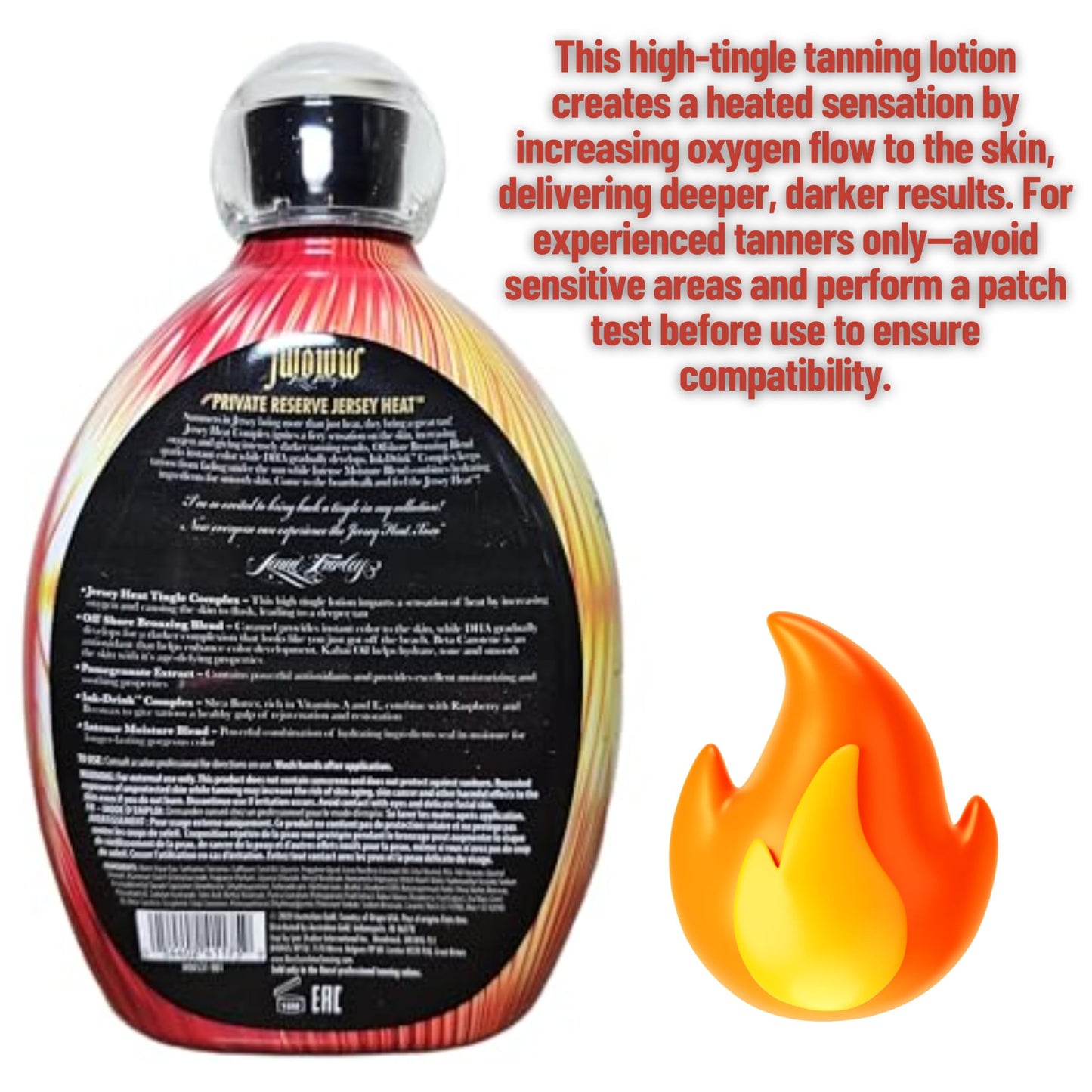 Australian Gold Jwoww Jersey Heat Hot Tingle DHA Bronzer Tanning Bed Lotion 13.5 ounces Beauty & Personal Care Australian Gold