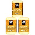 One With Nature Dead Sea Salt Lemon Sage Soap 7oz 3-Pack - Purifying and Exfoliating Soap Bar with Dead Sea Minerals for Face & Body, for Men & Women Beauty & Personal Care One With Nature