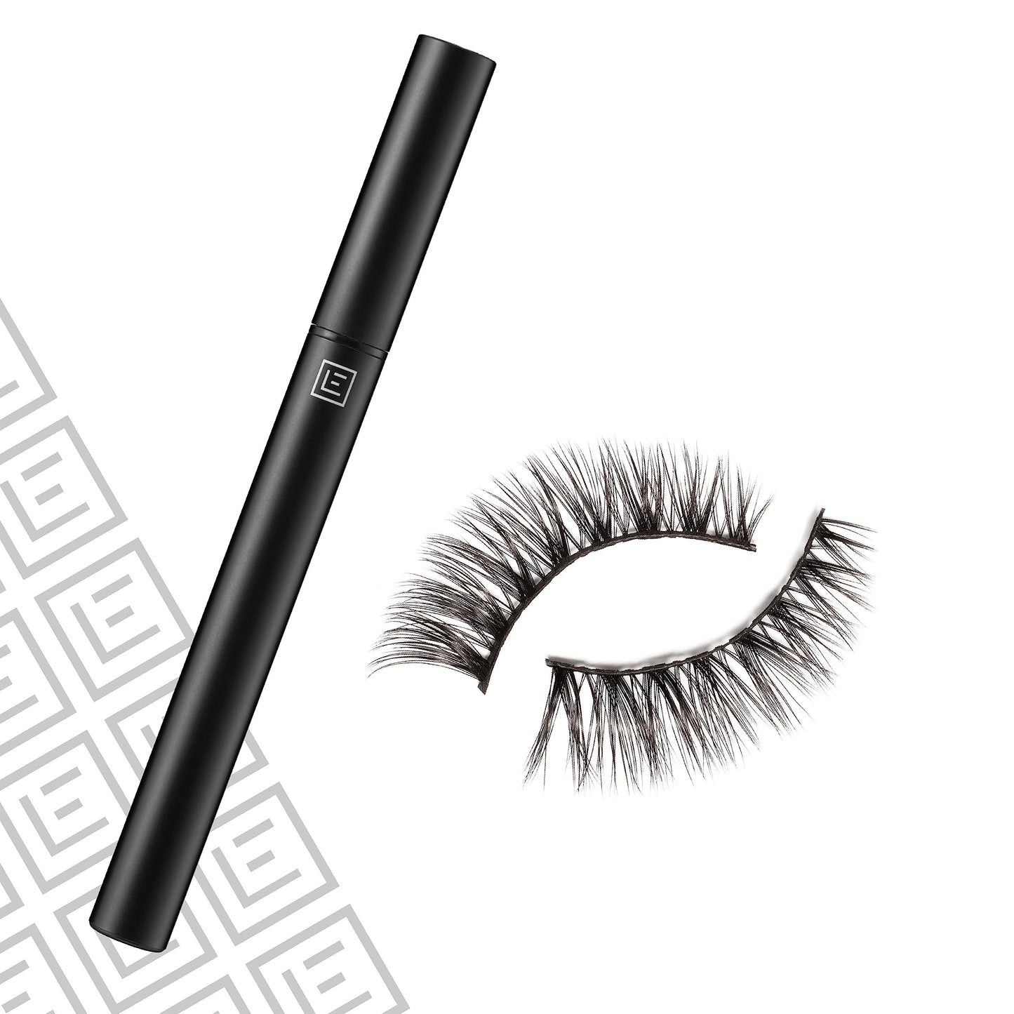 Eylure Line & Lash Kit, 2-in-1 Lash Black Glue Eyeliner and False Lashes, Faux Mink Wispy Beauty & Personal Care Eylure