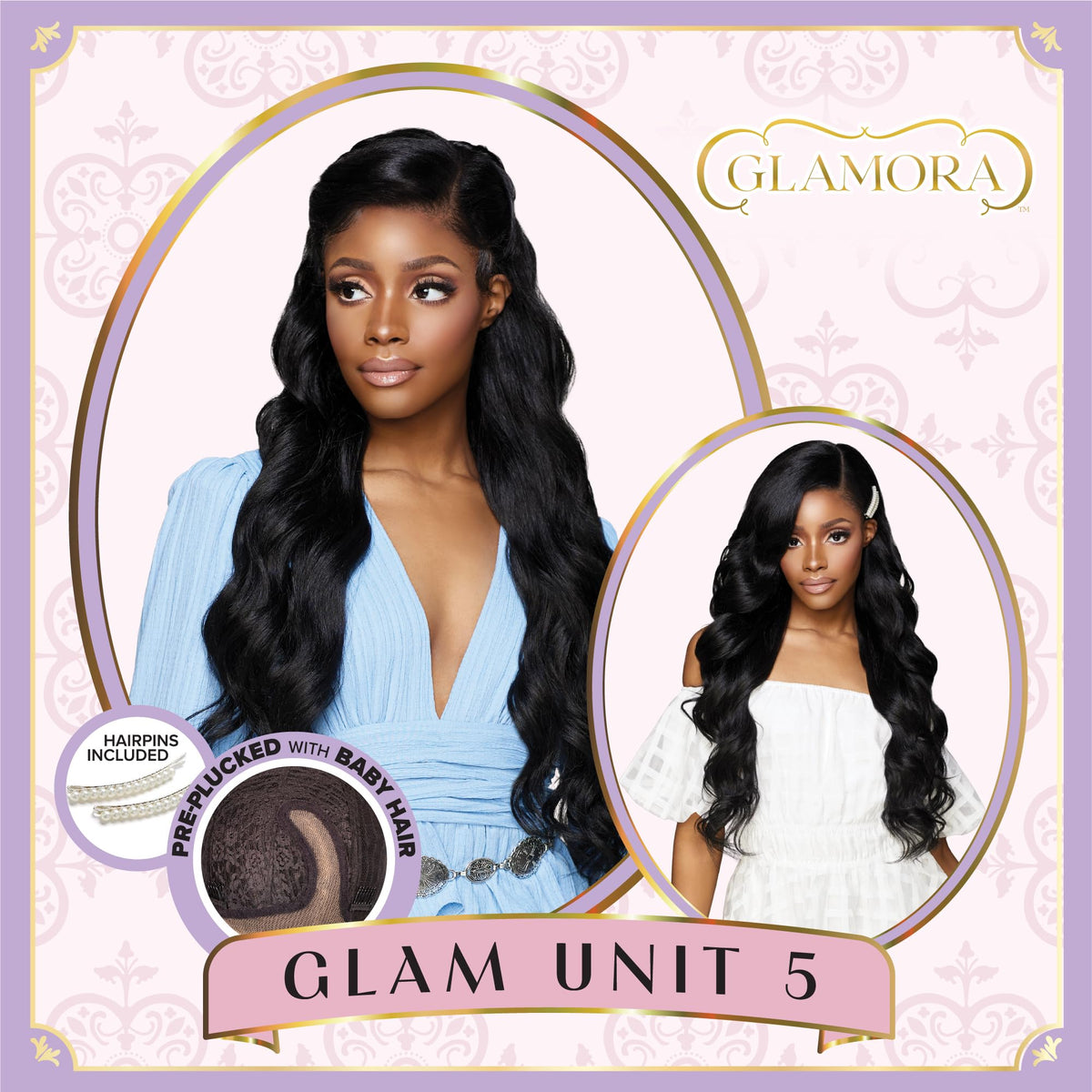 Sensationnel Glamora Lace Front Wig-Glam Unit 5, BALAYAGESUNKISSED