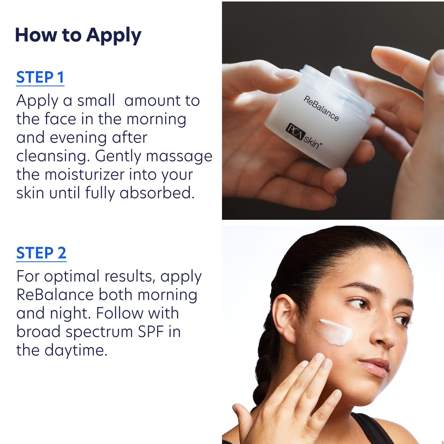 PCA SKIN ReBalance Sensitive Moisturizer for Face - ReBalance Daily Face Moisturizer, Creamy, 1.7 fl oz Jar Beauty & Personal Care PCA SKIN
