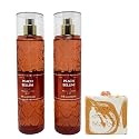 Bath & Body Works Peach Bellini - Pack of Two - Fragrance Mist With a Peach Gardenia Soap. Beauty & Personal Care Bath & Body Works