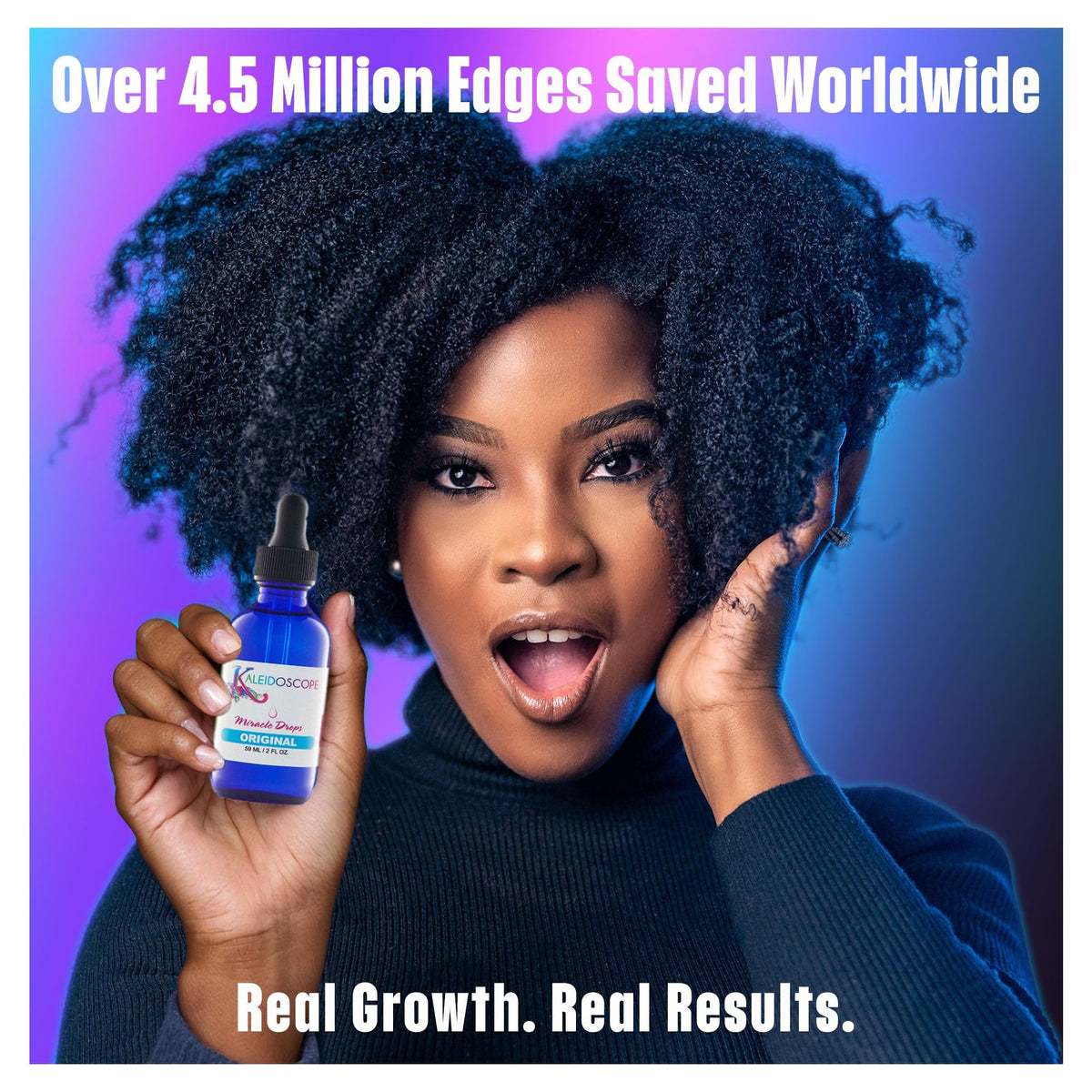 Kaleidoscope Miracle Drops Quick Absorbing Fights Dry Scalp (2oz)