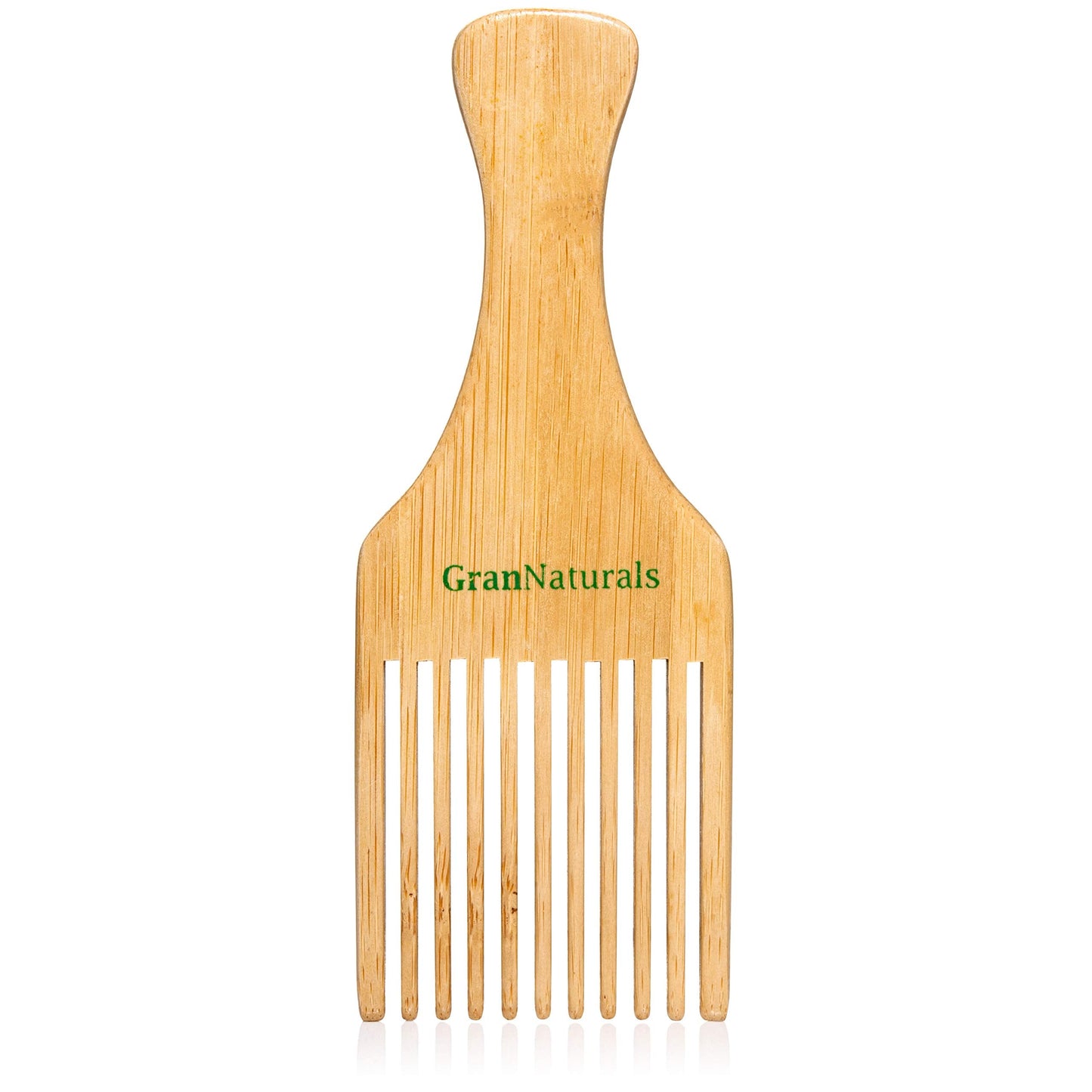 GranNaturals Wooden Comb & Hair Pick - Natural Wood Volumizing & Styling Tool for Thick, Coarse, Curly Hair - Non-Static Comb for Afro & Beard - Long Beauty & Personal Care GranNaturals