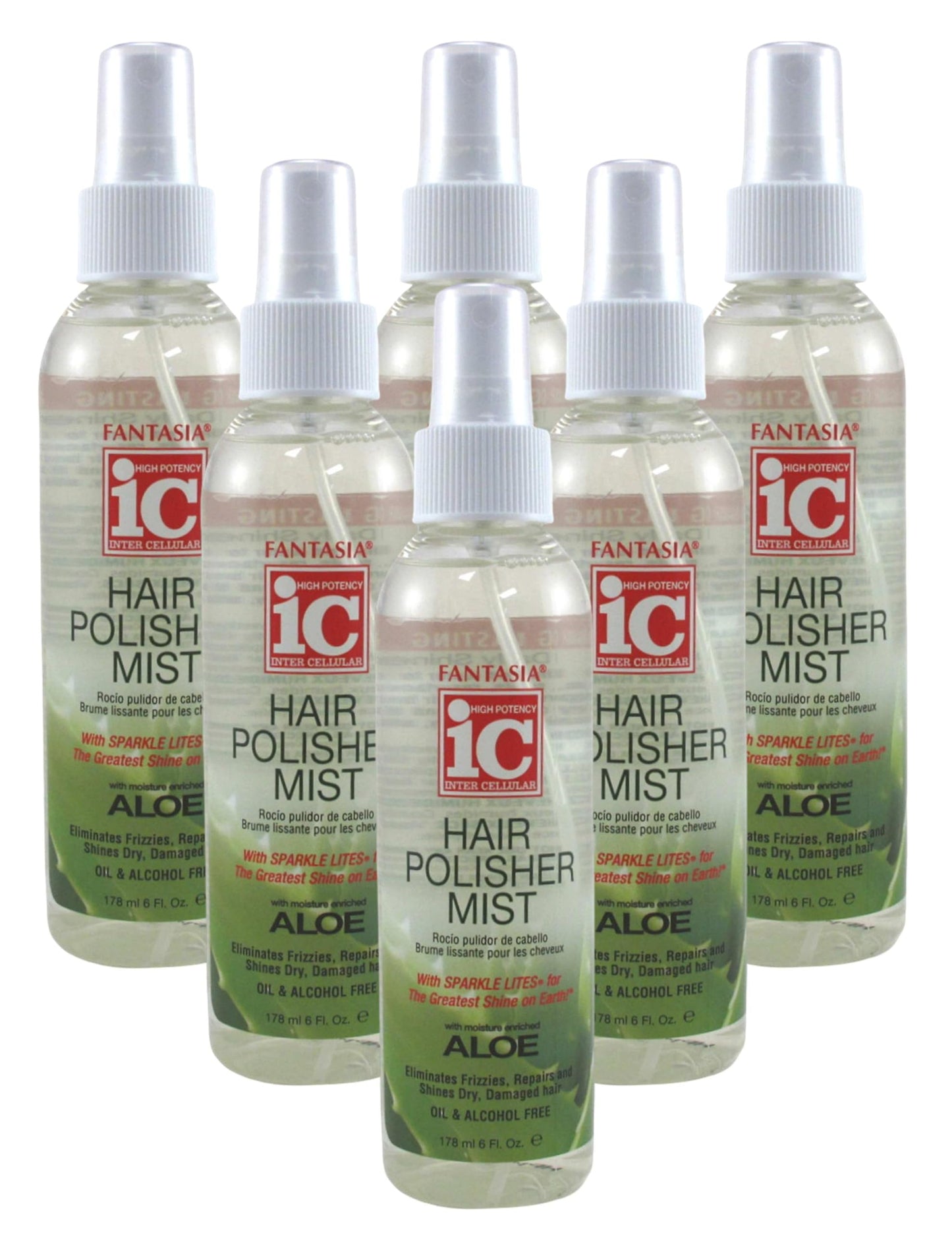 Fantasia Ic Hair Polisher Mist 6 Ounce Pump (177ml) (6 Pack) Beauty & Personal Care Fantasia