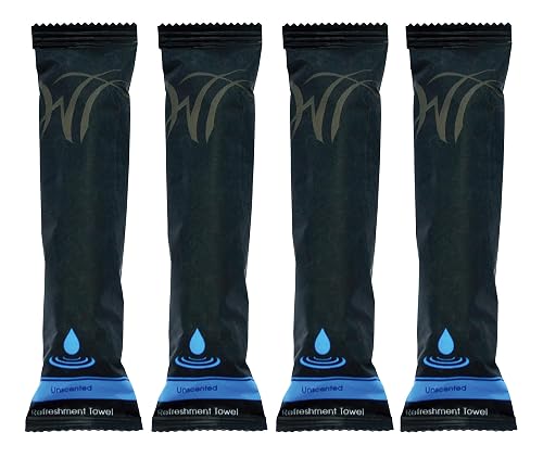 WT WHITE TOWEL SERVICES Disposable Towels - 500ct 8 x 8 inch pre-moistened 100% cotton (Unscented) Beauty & Personal Care WT WHITE TOWEL SERVICES