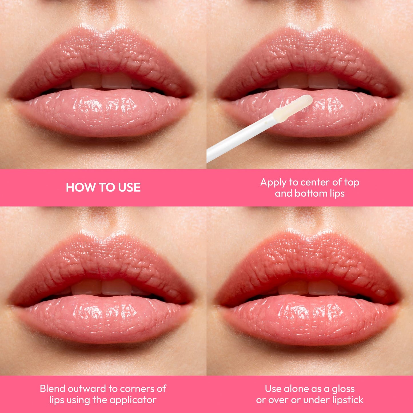 Ruby Kisses Hyaluronic Lip Gloss, High-Shine Volumizing Plumping Hydrating Beauty & Personal Care Ruby Kisses