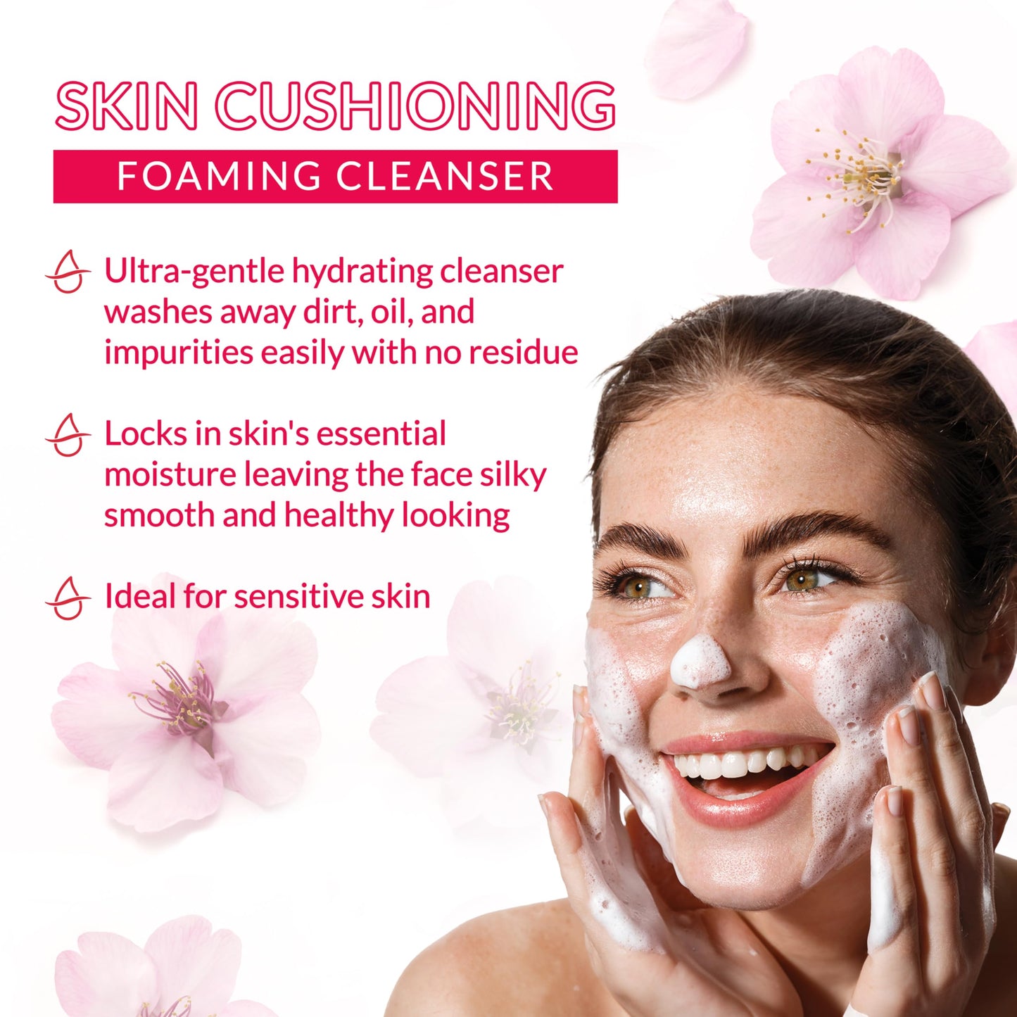 Hada Labo Tokyo Gentle Hydrating Foaming Facial Cleanser, Fragrance-Free Sensitive Skin Face Wash with Hyaluronic Acid and Conditioning Agents Soften Beauty & Personal Care Hada Labo Tokyo