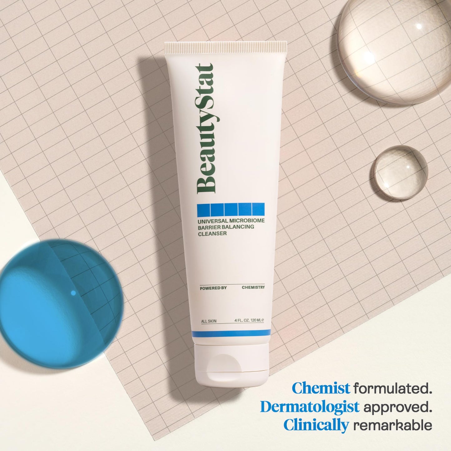 BeautyStat Universal Microbiome Barrier Repair Purifying Cleanser - Gentle Detoxifying Cleanser with Medical Grade MicroSilverBG to Protect Skin Beauty & Personal Care BeautyStat