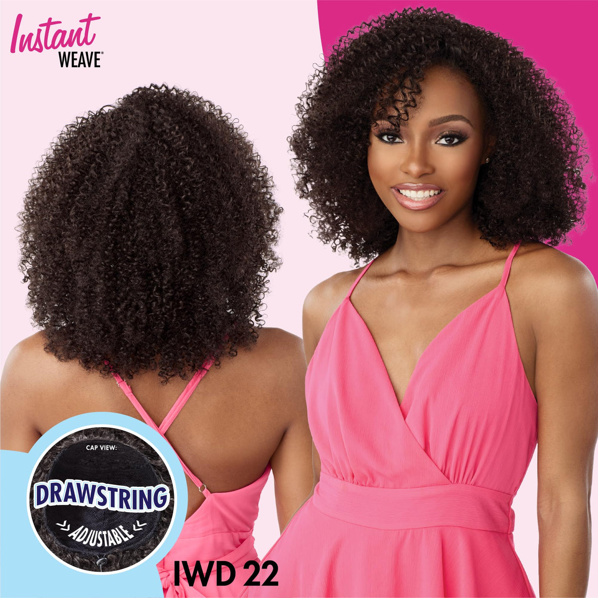 Sensationnel Instant Weave Half Wig-22, TH2/BG