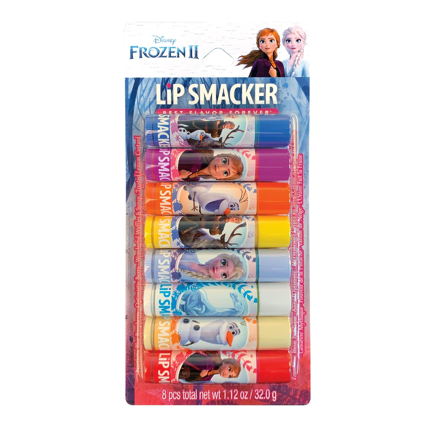 Lip Smacker Disney Frozen 2 Flavored Lip Balm Party Pack 8 Count, Clear, For Kids Beauty & Personal Care Lip Smacker