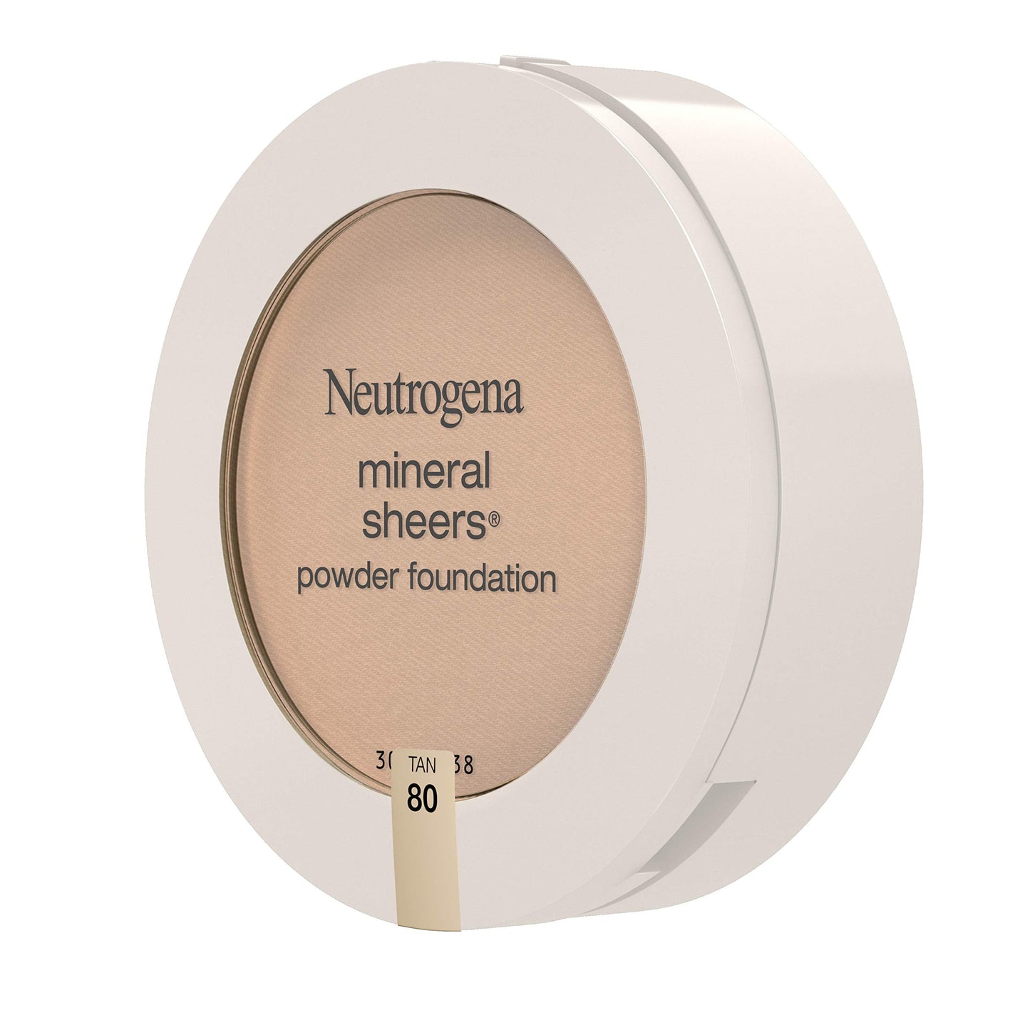 Neutrogena Mineral Sheers Compact Powder Foundation, Lightweight & Oil-Free Mineral Foundation, Fragrance-Free, Tan 80, .34 oz Beauty & Personal Care Neutrogena