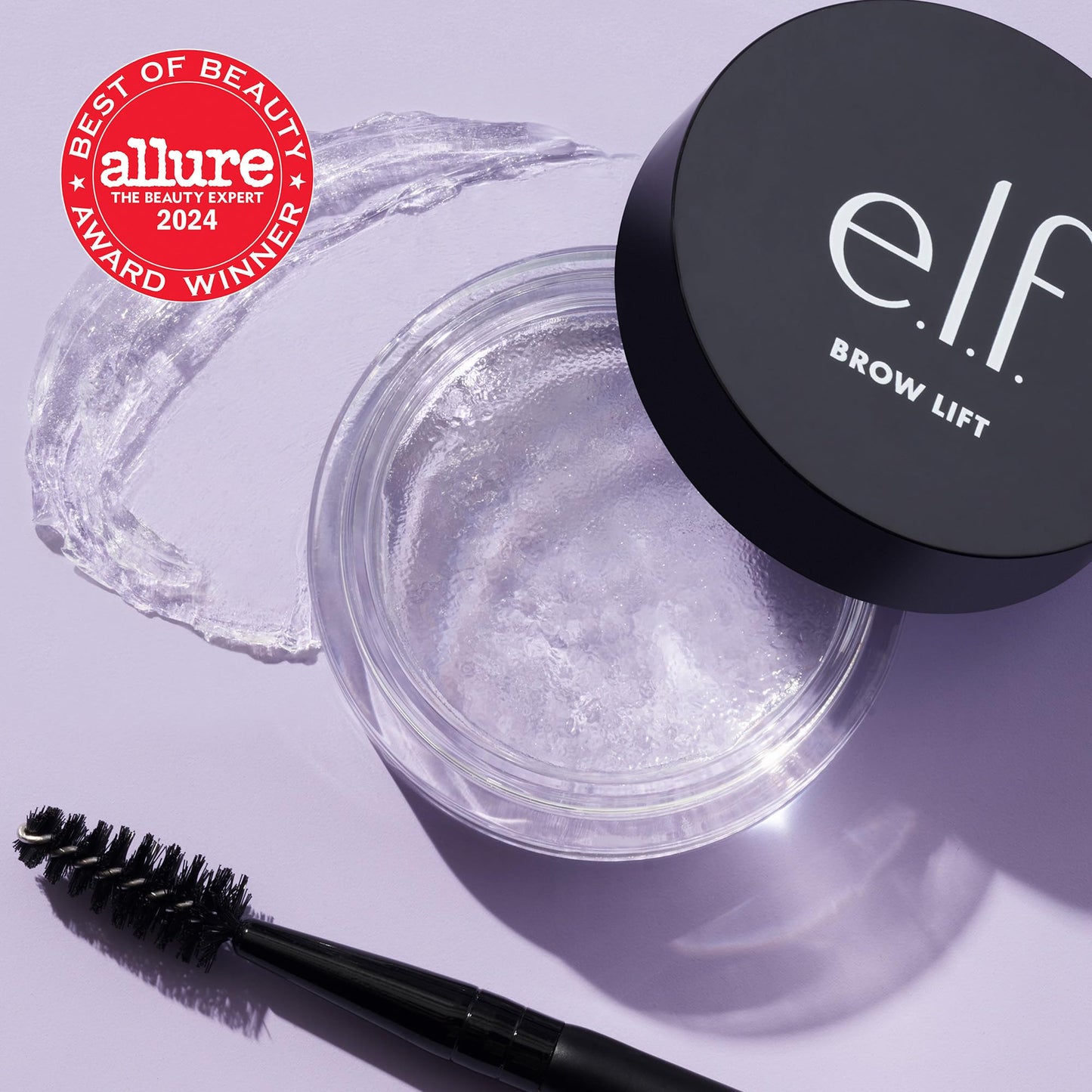 e.l.f. Brow Lift, Clear Eyebrow Shaping Wax For Holding Brows In Place, Creates A Fluffy Feathered Look, Vegan & Cruelty-Free, Clear Beauty & Personal Care e.l.f.