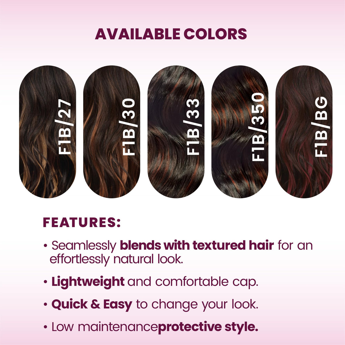 Sensationnel Lulu Bun Hairextensions-Space Buns Unit 2,1B OFFBLACK