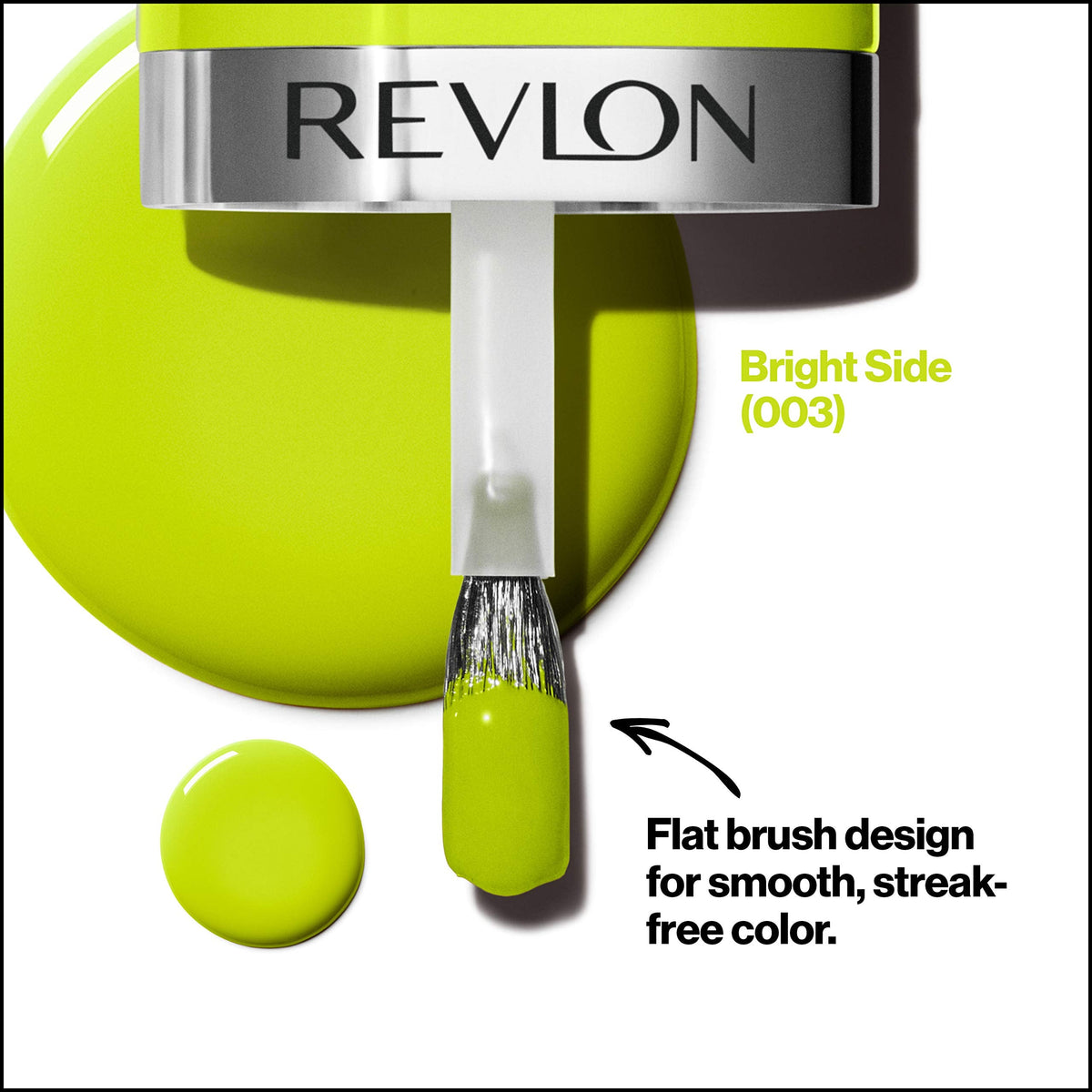 REVLON Ultra HD Snap Nail Color, Natural Rich Glossy Polish, 100% Vegan Formula, No Base or Top Coat Needed, 003 Bright Side, 0.27 fl oz Beauty & Personal Care REVLON