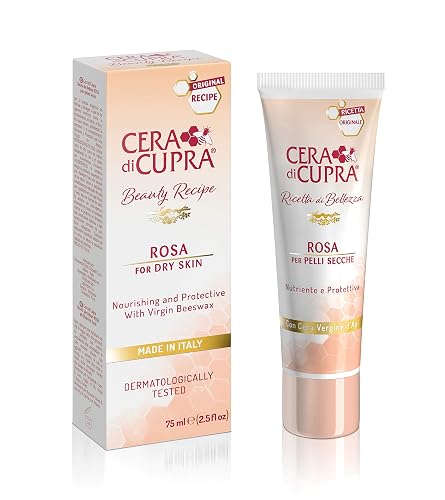 CERA DI CUPRA Rosa Face Cream Moisturizer for Dry Skin - Nourishing and Protective Formula with Virgin Beeswax (2.54 Fl Oz / 75 ml) Beauty & Personal Care CERA DI CUPRA