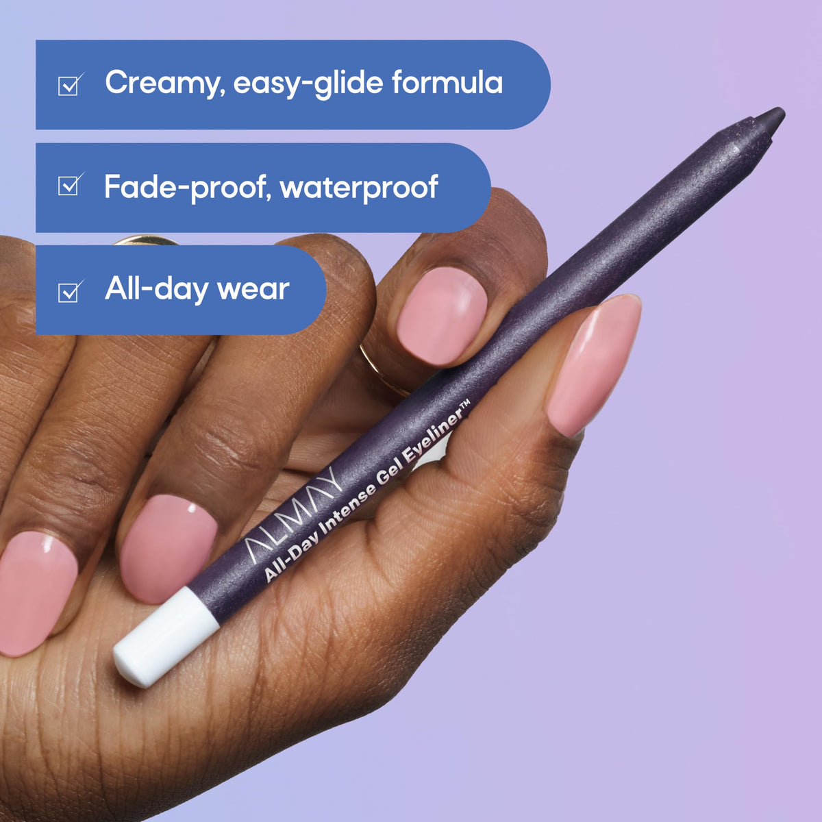 Almay All-Day Intense Gel Eyeliner, 140 Deep Chestnut, 0.045 oz