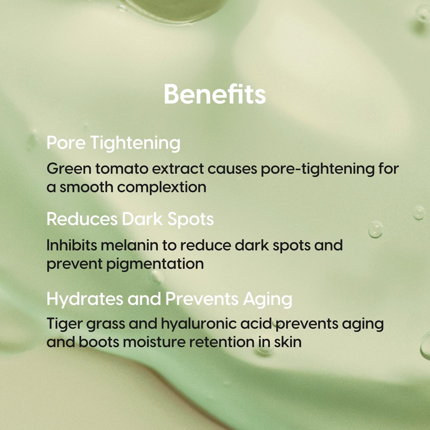 KARA BEAUTY Green Tomato Serum - Skin Tightening Face Serum with Hyaluronic Acid, Azelaic Acid, Vitamin C, Vitamin E, Korean Skincare, Brightening Beauty & Personal Care Kara Beauty