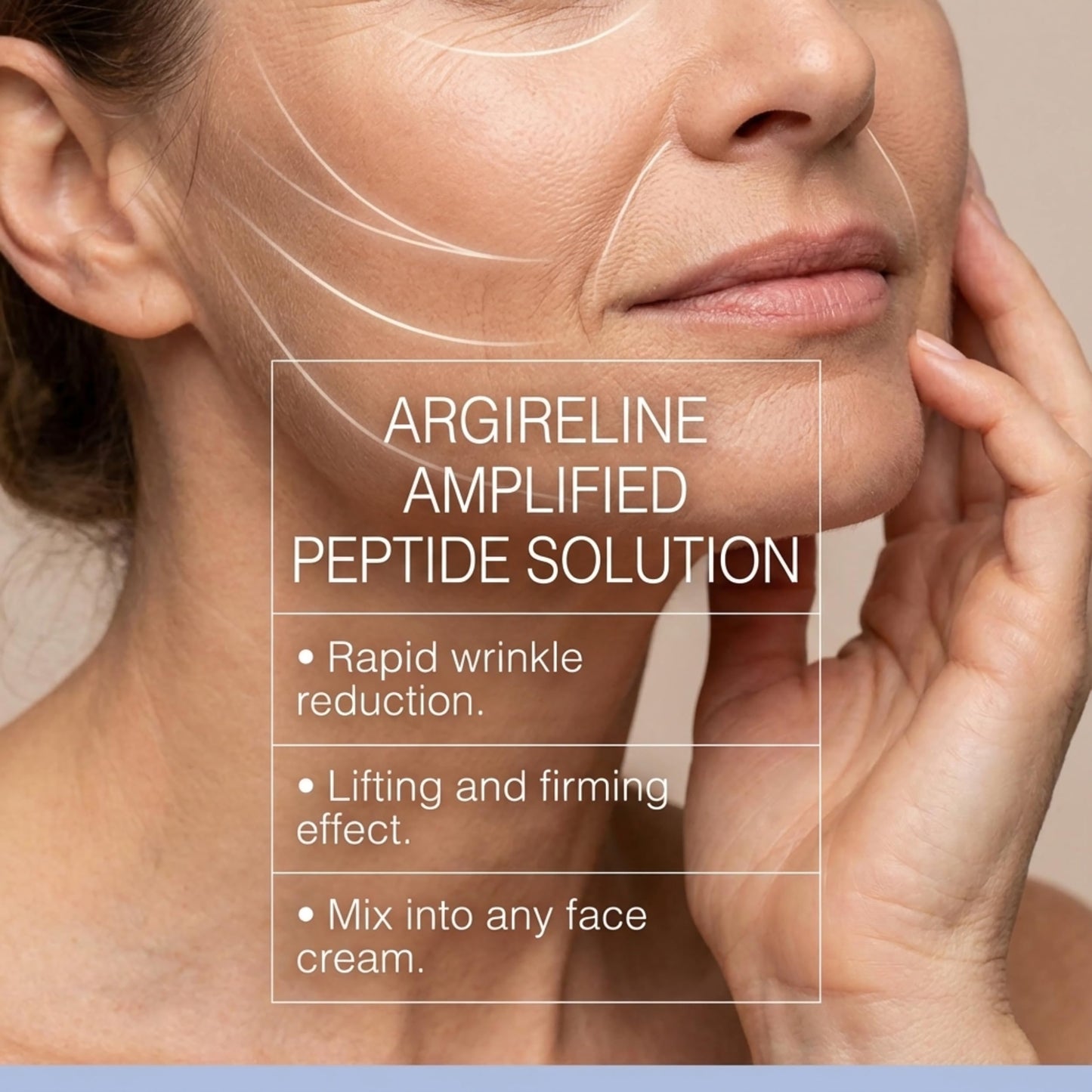 Skin Perfection Argireline Amplified Peptide Solution Multifunctional Anti-aging - Mix Into Any Face Cream for Diy Wrinkle Relaxing - Acetyl Beauty & Personal Care Skin Perfection