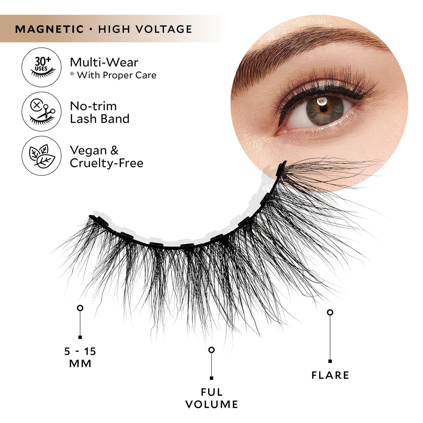 Velour Magnetic Eyelashes, Luxurious False Eyelashes, Reusable Lashes, Wear up to 30x & Vegan, All Eye Shapes, Natural Lashes, Magnetic Eyeliner not Beauty & Personal Care VELOUR