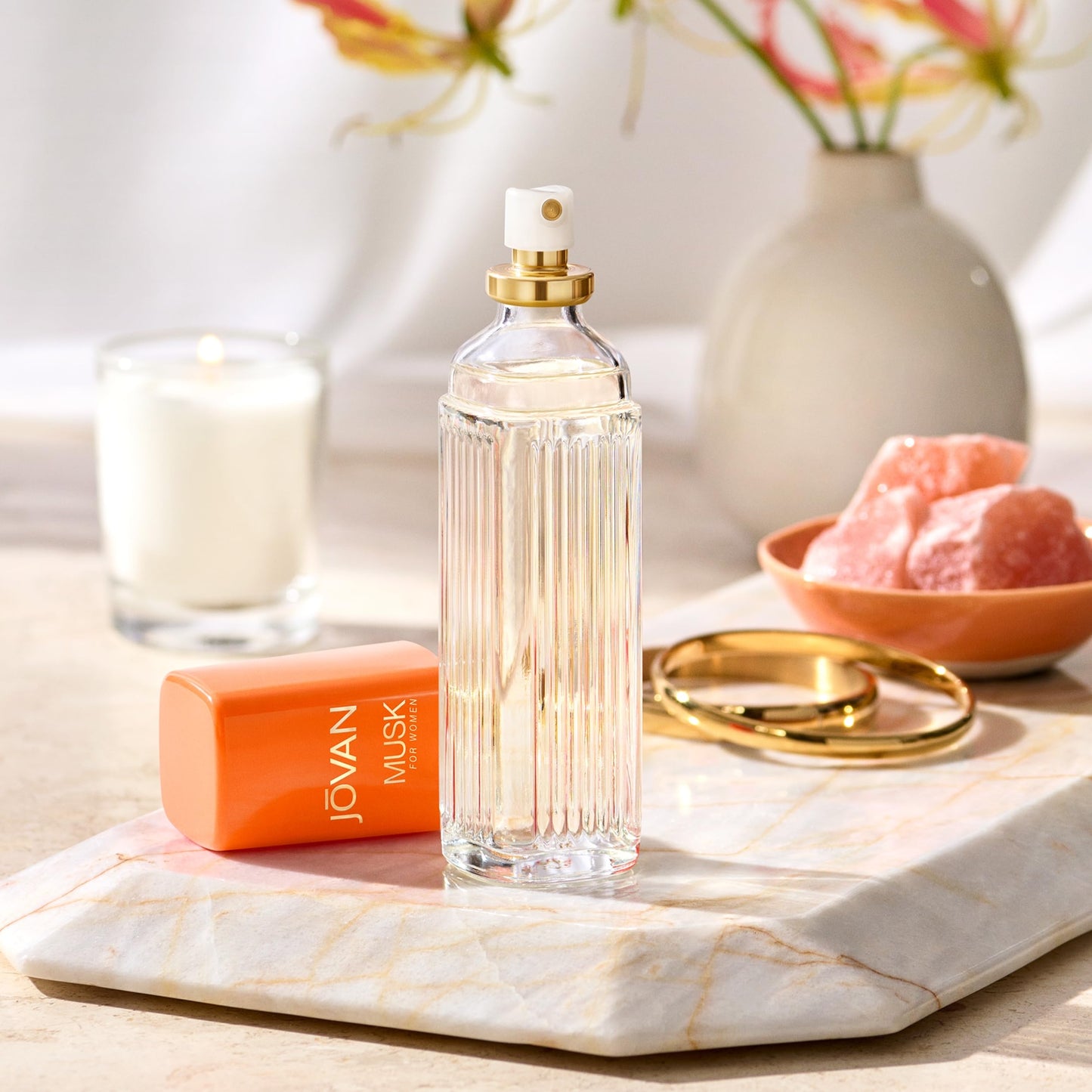Jovan Musk for Women Eau de Cologne Spray 2 fl oz (Pack of 1), Notes of Jasmine, Amber, and Neroli, Women's Fragrance, Long Lasting, Everyday Beauty & Personal Care Jovan