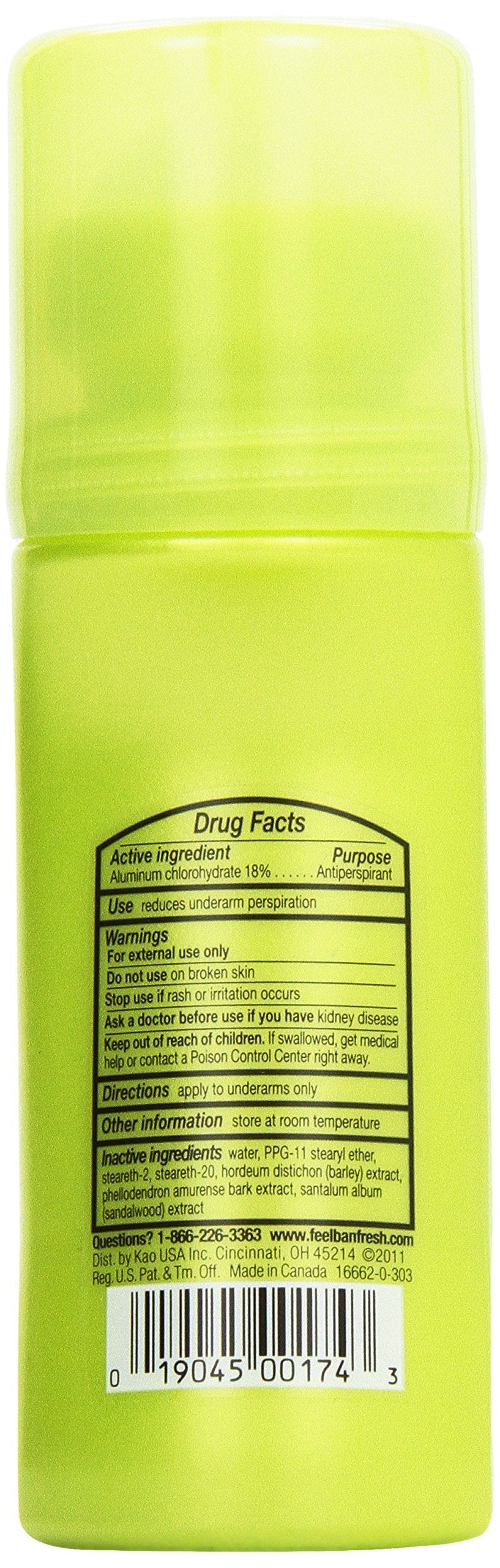 Ban Deodorant 3.5 Ounce Roll-On Unscented (103ml) (6 Pack) Beauty and Personal Care Ban