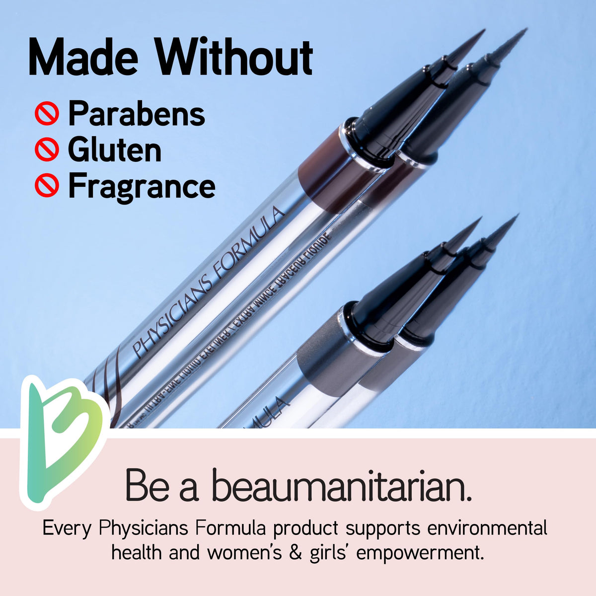 Physicians Formula Eye Booster, Lash-Enhancing 2-in-1 Eyeliner Serum, Dermatologist Approved, Hypoallergenic, Cruelty-Free & Vegan - Black