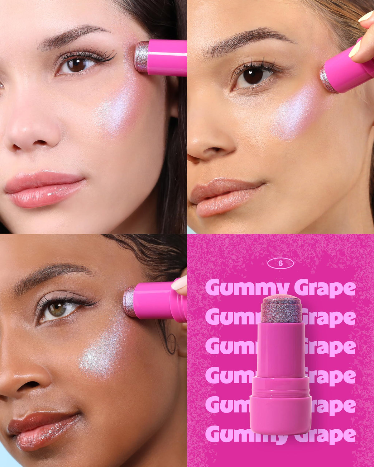 Icy Glow Jelly Stick (006, Gummy Grape)