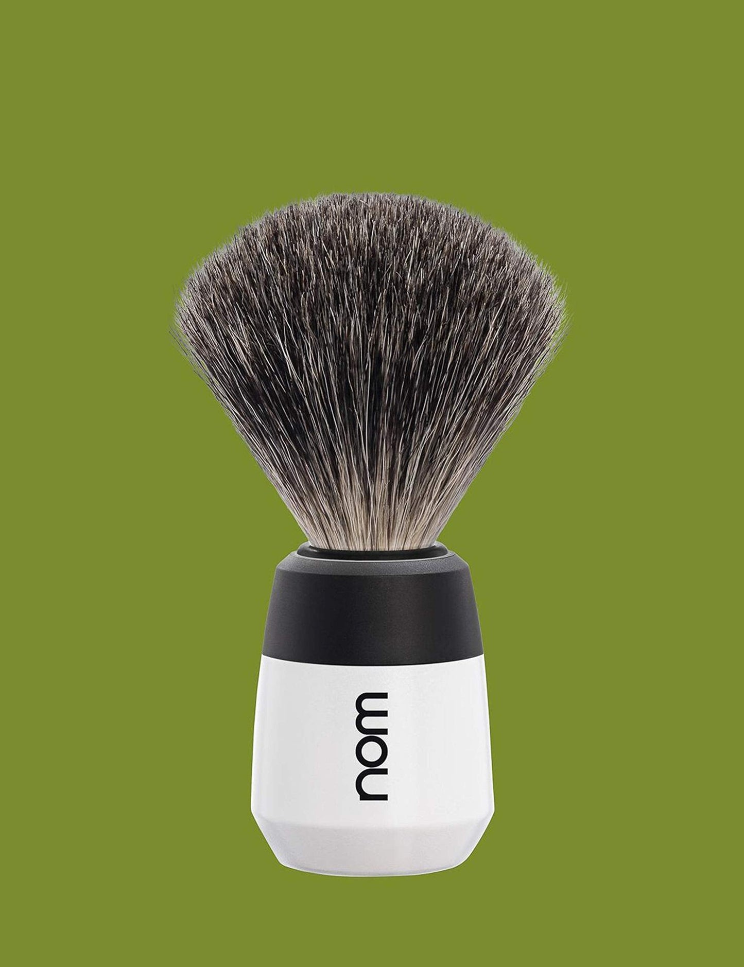 Nom Max Pure Badger Shaving Brush, White Beauty and Personal Care nom