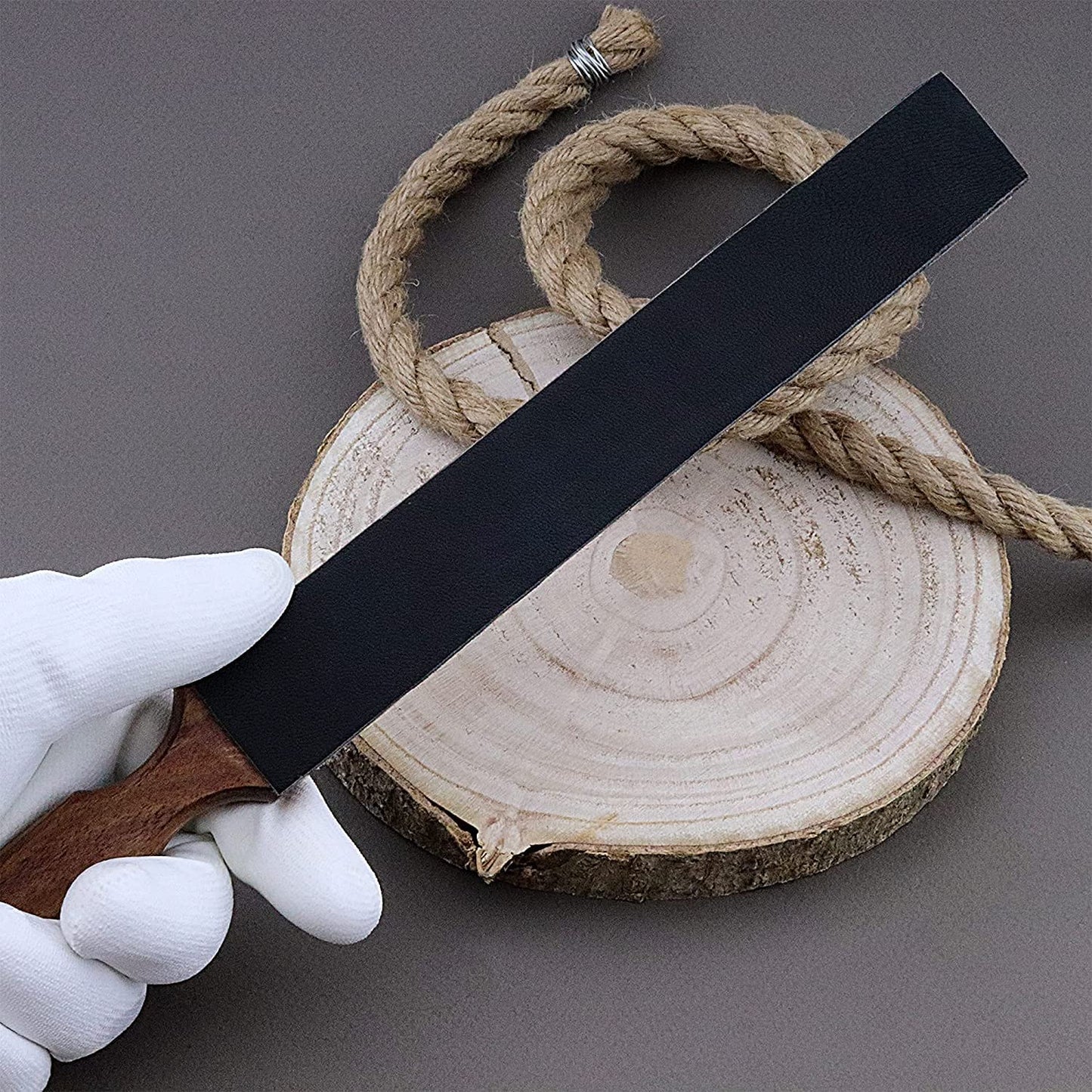 Haryali London Leather Strop - Paddle Strop - 2 sided Honing Tool - Straight Razor Strop - genuine Leather Sharpening Strop - Straight Razor Strop Beauty and Personal Care Haryali London