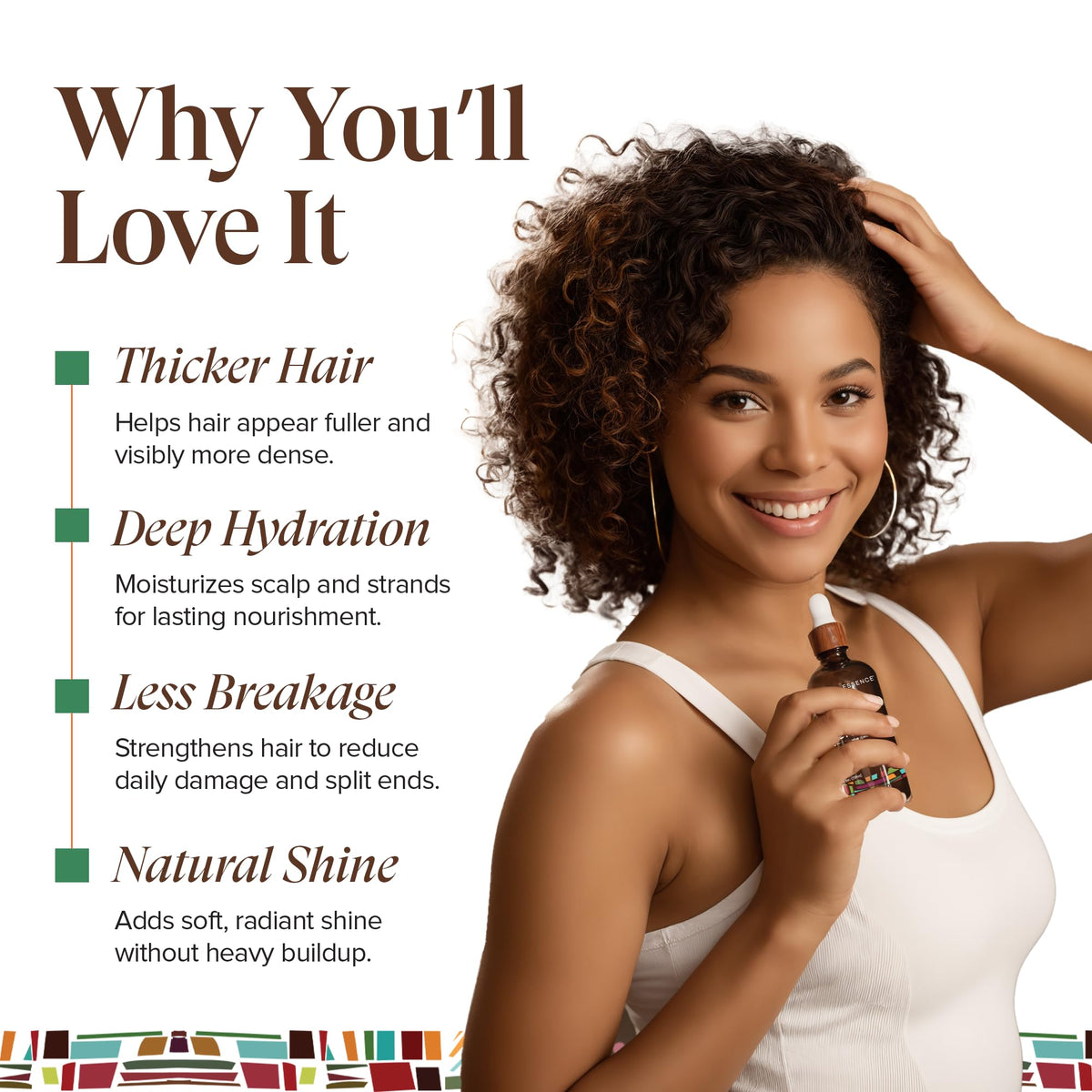 Kreyol Essence Haitian Black Castor Oil Organic Cold Pressed Hexane-Free for Hair Growth, Skin & Scalp, 100% Pure Unrefined Single-Ingredient,