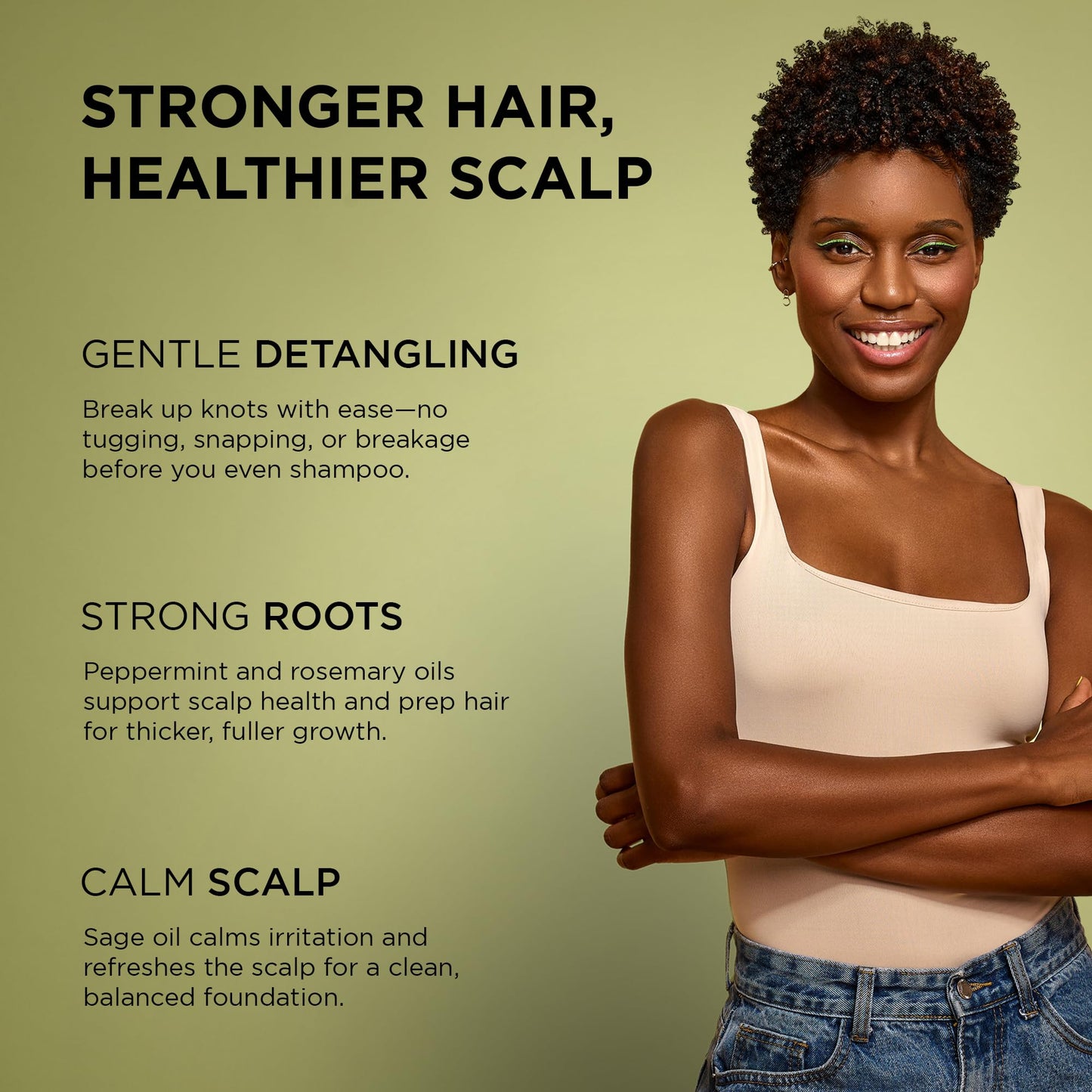 African Pride Feel It Formula Pre-Wash Detangler | Hair Treatment & Hair Mask with Peppermint, Rosemary & Sage | Strengthens, Moisturizes, Promotes Beauty & Personal Care African Pride