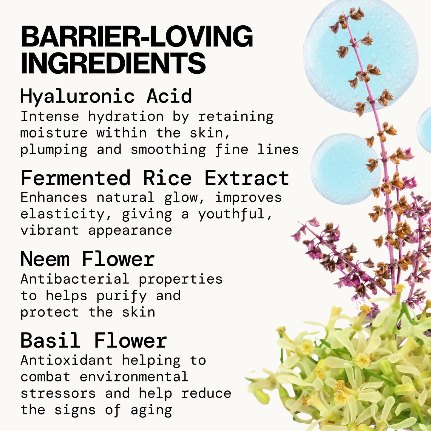 Pacifica Face Oil Serum - Flower Fix Bi-Phase Hydrating Skin Barrier - w/Hyaluronic Acid & Natural Botanical Ingredients - for Dry Sensitive Skin Beauty & Personal Care Pacifica