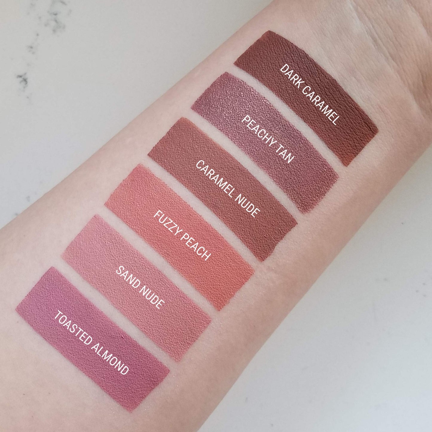 Aromi Tan Metallic Liquid Lipstick | Sepia Bronze Lip Color with Shimmery Finish, Vegan, Cruelty-free, Long-Lasting, Smudge-Proof, Handmade (Peachy Beauty & Personal Care Aromi